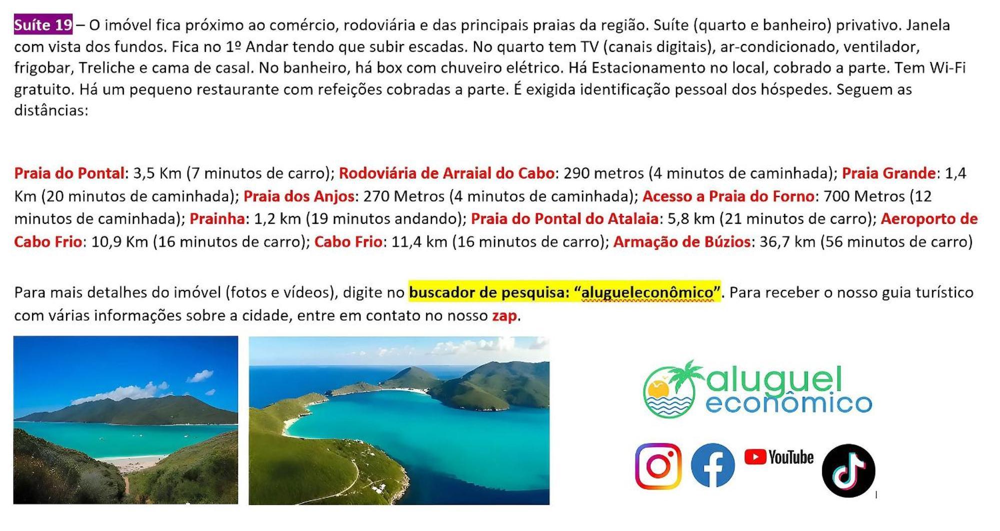Arraial Do Cabo - Recanto Das Tartarugas - Aluguel Economico Екстериор снимка