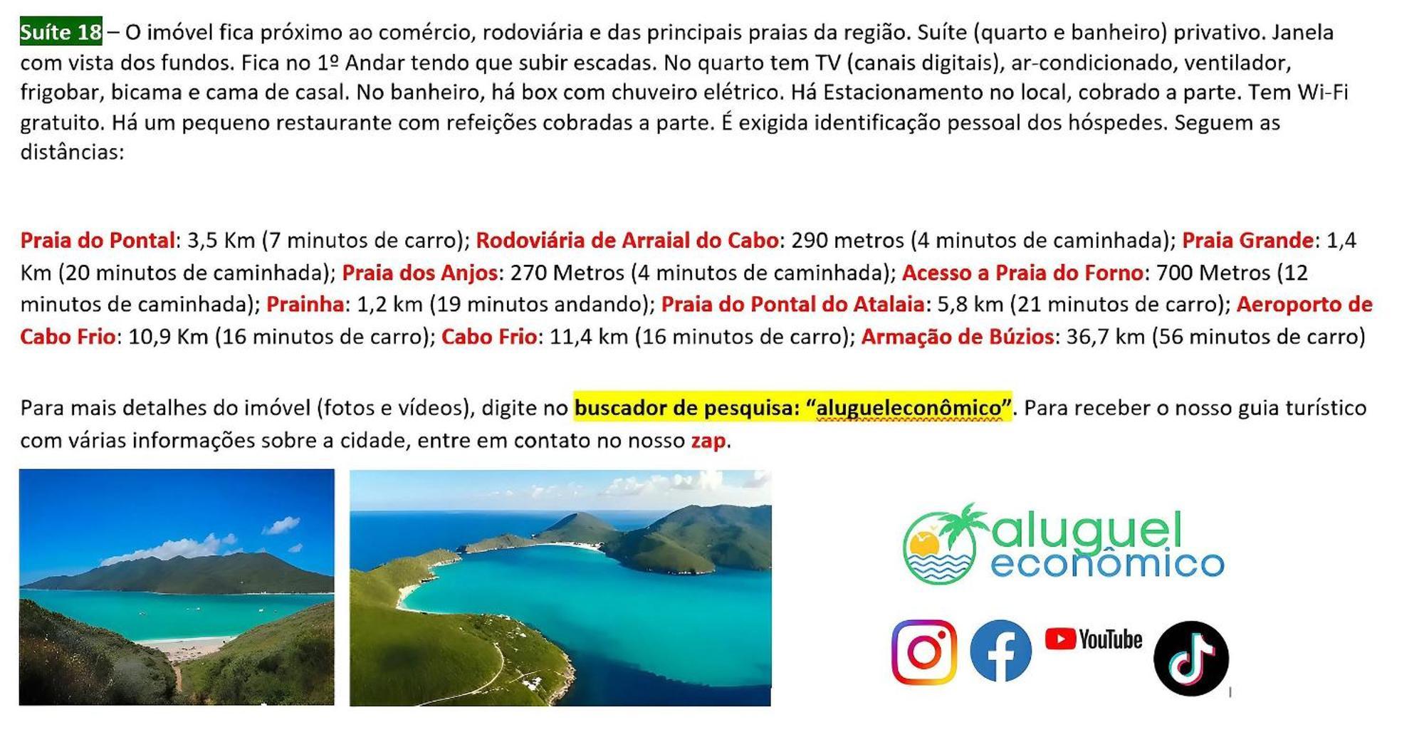Arraial Do Cabo - Recanto Das Tartarugas - Aluguel Economico Екстериор снимка